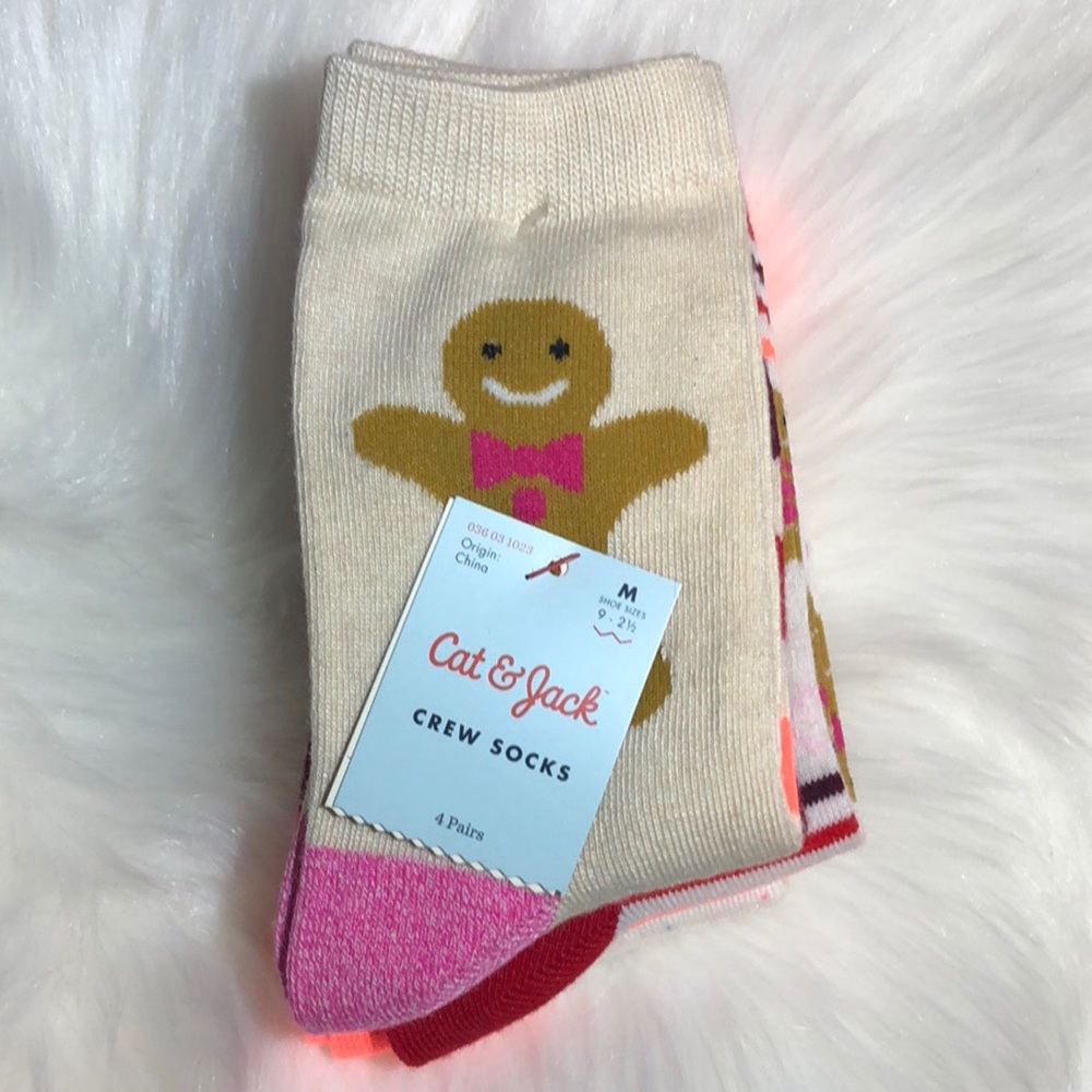 NWT Cat & Jack Seasonal Crew Socks